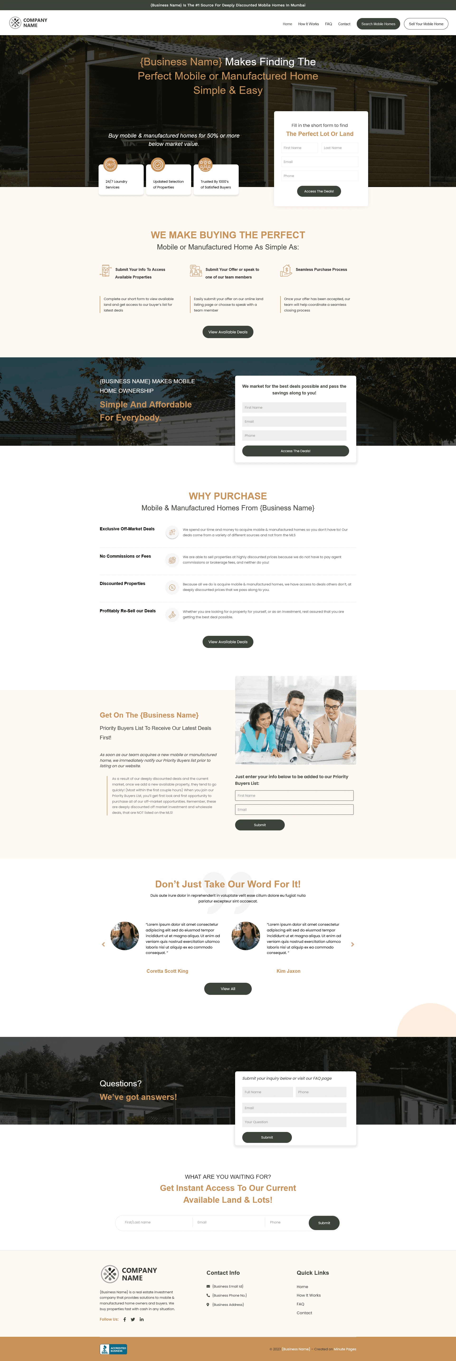 Mobile Home Buyers